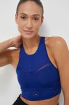 Спортивний бюстгальтер adidas by Stella McCartney однотонний колір блакитний