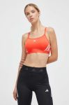 Спортивний бюстгальтер adidas Performance Aeroreact колір червоний