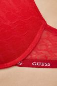 Бюстгальтер Guess колір червоний мереживо однотонний (3532493)