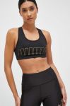 Спортивний бюстгальтер Puma 4Keeps колір чорний візерунок (3472019)