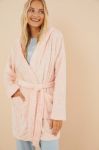 Халат women'secret COZY CLOUDS колір рожевий 4416241