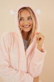 Халат women'secret COZY CLOUDS колір рожевий 4416241