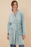 Халат women'secret Mix & Match колір бірюзовий 3146504