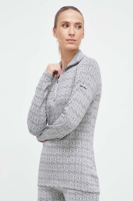 Функціональний лонгслів Icebreaker Merino 260 Vertex колір сірий