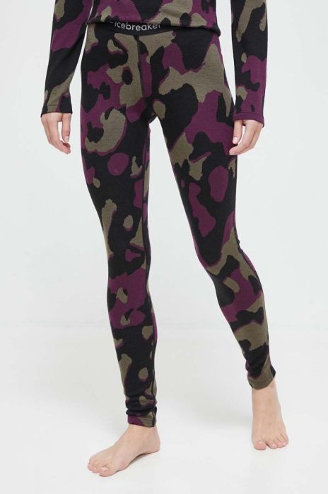 Функціональні легінси Icebreaker Merino 260 Vertex колір чорний (3654475)