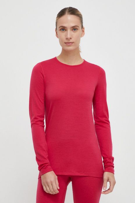 Функціональний лонгслів Icebreaker 200 Oasis колір рожевий (3561162)