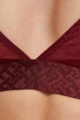 Бюстгальтер Tommy Hilfiger колір бордовий однотонний (3686179)