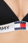 Бюстгальтер Tommy Jeans колір чорний однотонний (3485029)