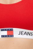 Бюстгальтер Tommy Jeans колір червоний однотонний (3485069)