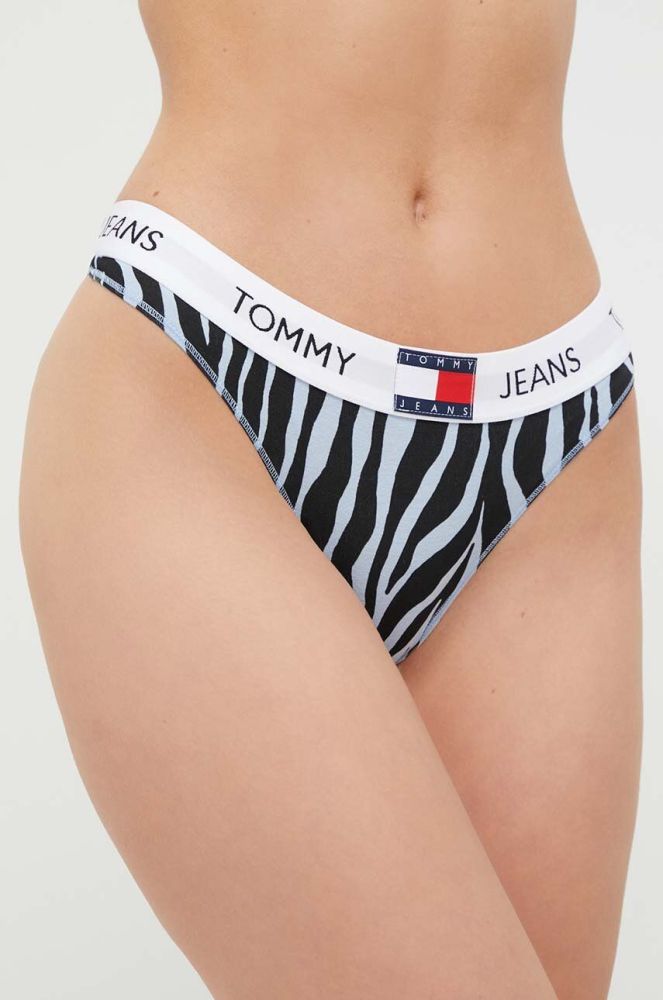 Стринги Tommy Jeans колір блакитний (3485080)
