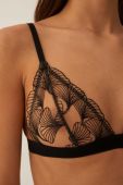 Бюстгальтер Undress Code Magic Garden колір чорний візерунок