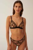 Бюстгальтер Undress Code Magic Garden колір чорний візерунок