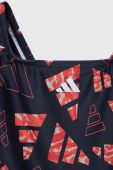 Суцільний дитячий купальник adidas Performance колір синій