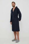 Бавовняний халат BOSS колір темно-синій (3302561)