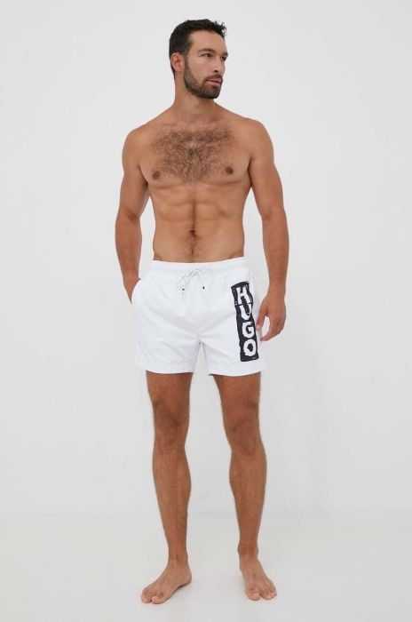 Купальні шорти HUGO колір білий (3407155)
