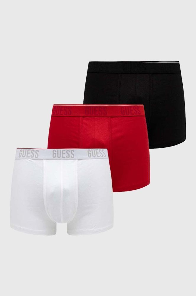 Боксери Guess 3-pack чоловічі колір чорний (3640821)