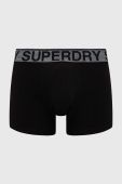 Боксери Superdry 3-pack чоловічі колір чорний (3678353)