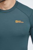 Функціональний лонгслів Jack Wolfskin Infinite колір зелений (3631425)