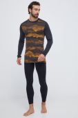 Функціональний лонгслів Smartwool Classic Thermal Merino колір коричневий