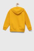 Дитяча кофта Tommy Hilfiger колір жовтий з капюшоном з аплікацією (3312804)