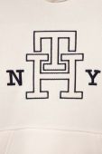 Дитяча кофта Tommy Hilfiger колір білий з капюшоном з аплікацією (3380832)