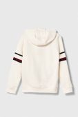 Дитяча кофта Tommy Hilfiger колір білий з капюшоном з аплікацією (3380846)