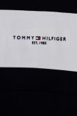 Дитяча бавовняна кофта Tommy Hilfiger колір синій з капюшоном візерунок (3480428)