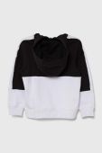 Дитяча кофта EA7 Emporio Armani колір білий з капюшоном візерунок (3393729)