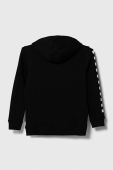 Дитяча кофта Vans COMFYCUSH PO VN0008X8BLK1 колір чорний з капюшоном з принтом