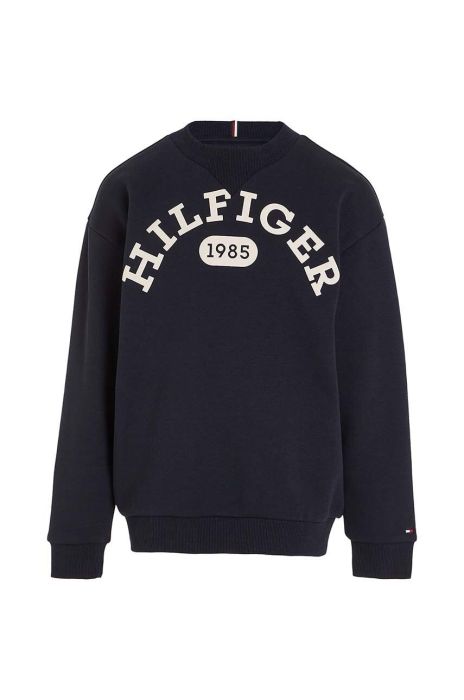 Дитяча кофта Tommy Hilfiger колір чорний з принтом (3427839)
