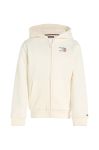 Дитяча кофта Tommy Hilfiger колір бежевий з капюшоном з принтом (3485325)