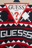 Дитяча бавовняна кофта Guess візерунок колір блакитний (3527208)