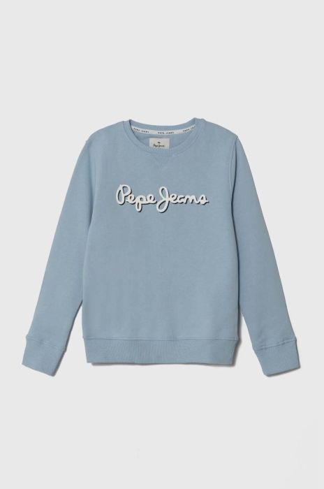 Дитяча кофта Pepe Jeans з принтом колір блакитний (3488804)