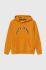 Дитяча кофта Pepe Jeans колір помаранчевий з капюшоном з принтом