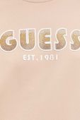 Кофта Guess жіноча колір бежевий з аплікацією (3332567)