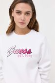 Кофта Guess жіноча колір білий з аплікацією (3309779)