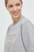 Кофта Guess жіноча колір сірий з принтом (3302616)