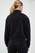 Кофта Guess жіноча колір чорний з аплікацією (3461668)