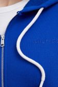Кофта Tommy Hilfiger жіноча колір синій з капюшоном однотонна (3287937)