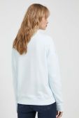 Бавовняна кофта Tommy Jeans жіноча  однотонна колір блакитний (3319506)