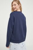 Бавовняна кофта Tommy Jeans жіноча колір синій однотонна