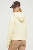 Кофта Tommy Jeans жіноча колір жовтий з капюшоном з принтом (3329777)