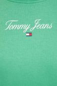Кофта Tommy Jeans жіноча колір зелений з принтом (3365683)