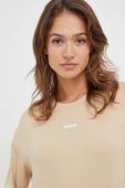 Блузка HUGO жіноча колір бежевий