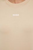Блузка HUGO жіноча колір бежевий