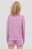 Кофта HUGO жіноча колір фіолетовий з аплікацією