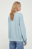 Бавовняна кофта PS Paul Smith жіноча  з аплікацією колір блакитний