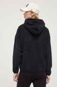 Кофта Roxy жіноча колір чорний з капюшоном з аплікацією