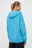 Кофта Roxy x Lisa Andersen жіноча з капюшоном з принтом колір блакитний
