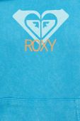 Кофта Roxy x Lisa Andersen жіноча з капюшоном з принтом колір блакитний